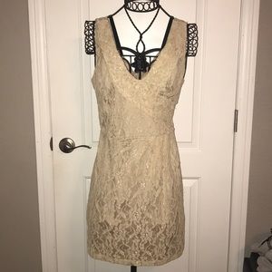 Lace Nude Dress